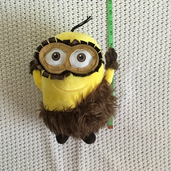MINIONS BOB CAVEMAN STUFFED PLUSH TOY 9" - Picture 1 of 3